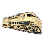  Burlington Northern Engine Hat Pin