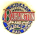 Chicago - Burlington & Quincy Hat Pin Chicago - Burlington & Quincy Hat Pin