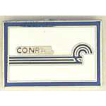 Conrail Logo Blue on White RR Hat Pin Conrail Logo Blue on White RR Hat Pin