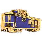 Caboose (Blue) Hat Pin Caboose (Blue) Hat Pin