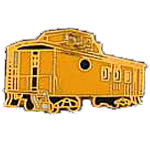 Caboose (Yellow) Hat Pin Caboose (Yellow) Hat Pin