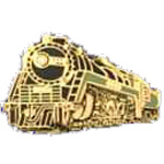 Canadian National Engine Hat Pin Canadian National Engine Hat Pin