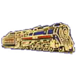 Canadian Pacific Diesel Steam Hat Pin Canadian Pacific Steam Engine Hat Pin