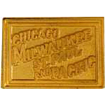 Chicago Milwaukee St. Paul & Pacific Hat Pin Chicago Milwaukee St. Paul & Pacific Hat Pin