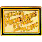 Chicago Milwaukee St. Paul & Pacific Hat Pin Chicago Milwaukee St. Paul & Pacific Hat Pin