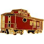 Caboose (Red) Hat Pin Caboose (Red) Hat Pin