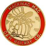  D&M Railway - Mackinac Mack RR Hat Pin