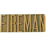  Fireman RR Hat Pin