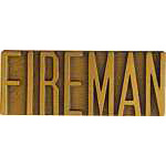  Fireman RR Hat Pin