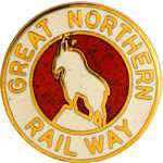  Great Northern RR Hat Pin