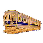 Long Island Metro Train RR Hat Pin Long Island Metro Train RR Hat Pin