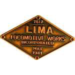 Lima Locomotive Works RR Hat Pin