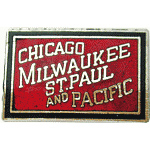 Chicago Milwaukee St. Paul & Pacific RR Hat Pin Chicago Milwaukee St. Paul & Pacific RR Hat Pin