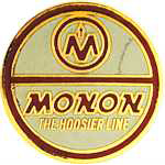 Monon Hoosier Line RR Hat Pin Monon Hoosier Line RR Hat Pin
