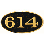 Engine Plate 614 RR Hat Pin Engine Plate 614 RR Hat Pin