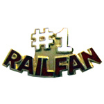 #1 Rail fan RR Hat Pin #1 Rail fan RR Hat Pin