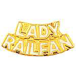  Lady Railfan (white) RR Hat Pin