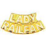 Lady Railfan (white) RR Hat Pin Lady Railfan (white) RR Hat Pin