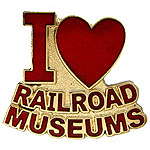 I Love Railroad Museums RR Hat Pin I Love Railroad Museums RR Hat Pin