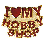 I Love My Hobby Shop RR Hat Pin I Love My Hobby Shop RR Hat Pin