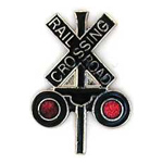 Railroad Crossing RR Hat Pin Railroad Crossing RR Hat Pin