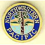 Northwestern Pacific RR Hat Pin Northwestern Pacific RR Hat Pin