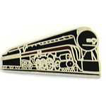 N & W Railway - Black Engine RR Hat Pin N & W Railway - Black Engine RR Hat Pin