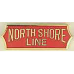 North Shore Line RR Hat Pin North Shore Line RR Hat Pin