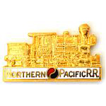 Northern Pacific Minniton Engine RR Hat Pin Northern Pacific Minniton Engine RR Hat Pin