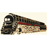 Norfolk & Western Engine 611 RR Hat Pin Norfolk & Western Engine 611 RR Hat Pin