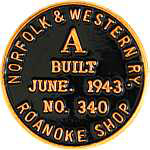 N & W Railway - # 340 RR Hat Pin N & W Railway - # 340 RR Hat Pin