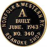 N & W Railway - # 340 RR Hat Pin N & W Railway - # 340 RR Hat Pin