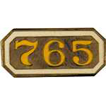  Nickel Plate Road Number Plate RR Hat Pin