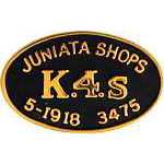 Pennsylvania PK-4 Juanita Shops RR Hat Pin Pennsylvania PK-4 Juanita Shops RR Hat Pin