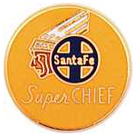 Santa Fe Super Chief RR Hat Pin Santa Fe Super Chief RR Hat Pin