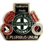 Santa Fe Merger RR Hat Pin Santa Fe Merger RR Hat Pin