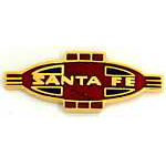 Santa Fe Engine Logo RR Hat Pin Santa Fe Engine Logo RR Hat Pin