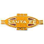  Santa Fe Engine Logo RR Hat Pin