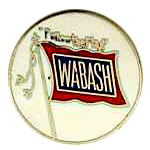 Wabash Follow the Flag RR Hat Pin Wabash Follow the Flag RR Hat Pin