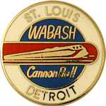 Wabash - St. Louis Cannon Ball RR Hat Pin Wabash - St. Louis Cannon Ball RR Hat Pin