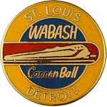 Wabash - St. Louis Cannon Ball RR Hat Pin Wabash - St. Louis Cannon Ball RR Hat Pin