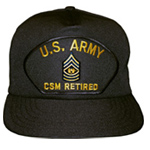  US Army CSM Retired Hat/Cap Military Hat