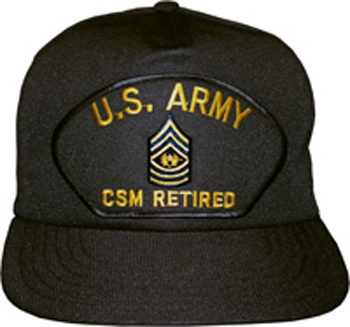  US Army CSM Retired Hat/Cap Military Hat