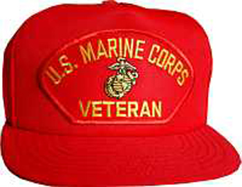  United States Marine Corps Veteran Red Hat Military Hat