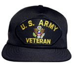  US Army Veteran Black Hat Military Hat