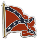  Confederate Flag 2.5in x 3in Military