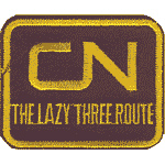 2in. RR Patch Canadian National 2in. RR Patch Canadian National