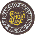 2in. RR Patch San Fran - Sacto Short Line