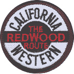 2in. RR Patch California Western 2in. RR Patch California Western