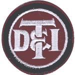 2in. RR Patch Detroit Toledo & Ironton